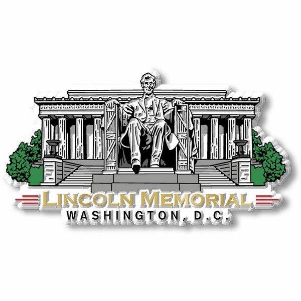 WDC103 Lincoln Memorial Magnet